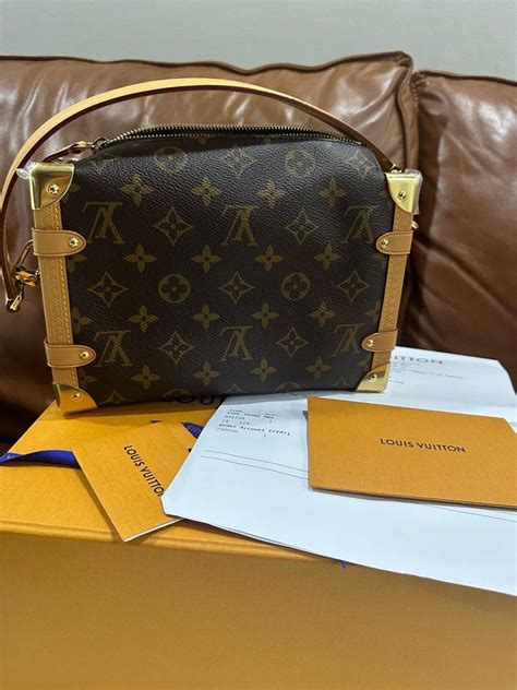 louis vuitton side trunk monogram